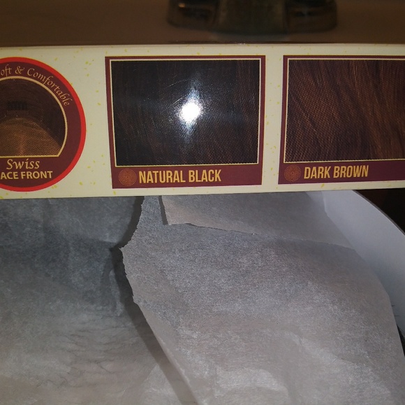 **SOLDNWT 100% Brazalian Human Hair Lace Front Wig 1B - Picture 6 of 6